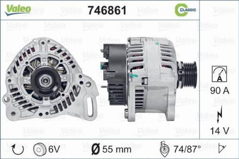 Valeo 746861 - Ģenerators ps1.lv