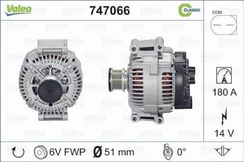 Valeo 747066 - Ģenerators ps1.lv