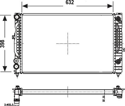 Valeo 700766 - Radiators, Motora dzesēšanas sistēma ps1.lv