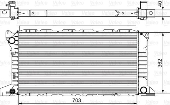 Valeo 701525 - Radiators, Motora dzesēšanas sistēma ps1.lv