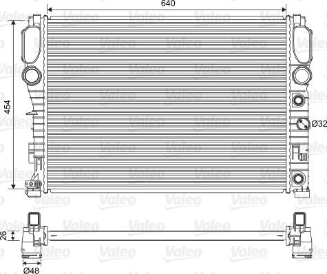 Valeo 701575 - Radiators, Motora dzesēšanas sistēma ps1.lv
