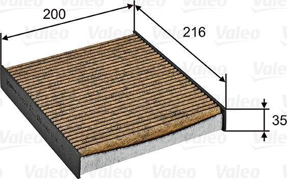 Valeo 701026 - Filtrs, Salona telpas gaiss ps1.lv