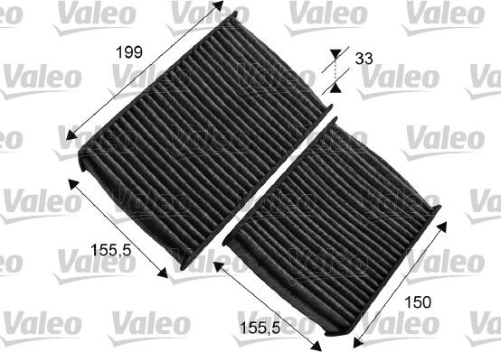 Valeo 715557 - Filtrs, Salona telpas gaiss ps1.lv