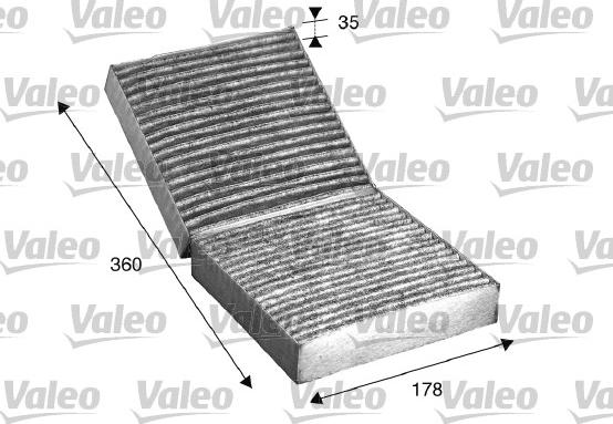 Valeo 715508 - Filtrs, Salona telpas gaiss ps1.lv