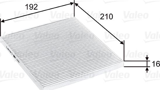 Valeo 715807 - Filtrs, Salona telpas gaiss ps1.lv