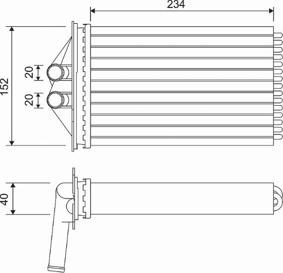 Valeo 715306 - Siltummainis, Salona apsilde ps1.lv