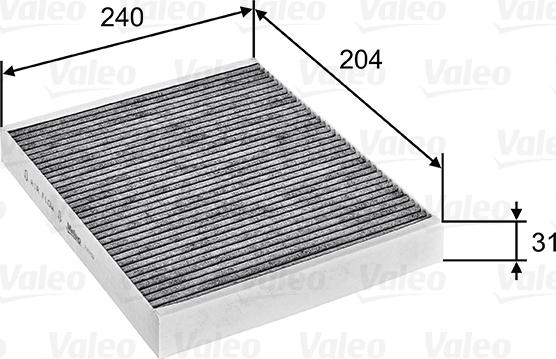 Valeo 715752 - Filtrs, Salona telpas gaiss ps1.lv