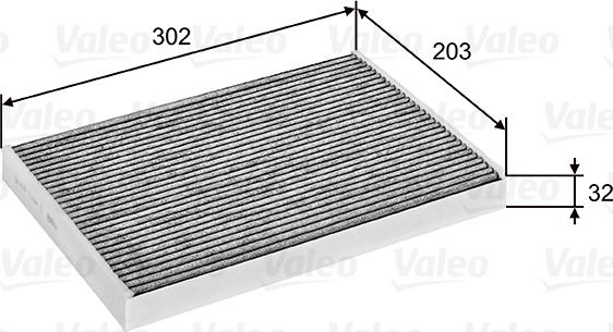 Valeo 716069 - Filtrs, Salona telpas gaiss ps1.lv