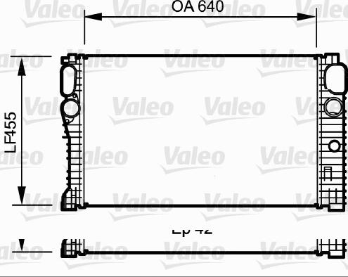 Valeo 734943 - Radiators, Motora dzesēšanas sistēma ps1.lv