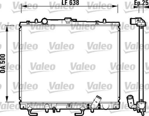 Valeo 734143 - Radiators, Motora dzesēšanas sistēma ps1.lv