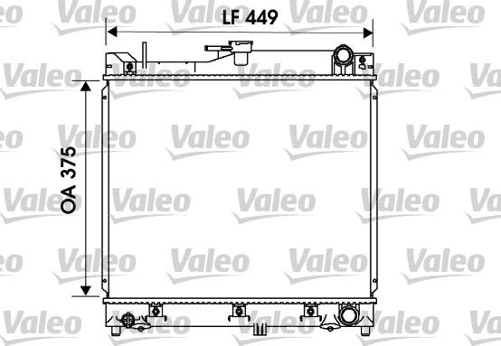 Valeo 734170 - Radiators, Motora dzesēšanas sistēma ps1.lv