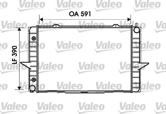 Valeo 734856 - Radiators, Motora dzesēšanas sistēma ps1.lv