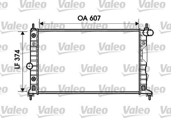 Valeo 734831 - Radiators, Motora dzesēšanas sistēma ps1.lv