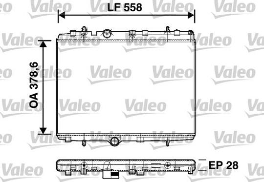 Valeo 734398 - Radiators, Motora dzesēšanas sistēma ps1.lv