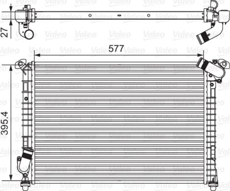 Valeo 734328 - Radiators, Motora dzesēšanas sistēma ps1.lv