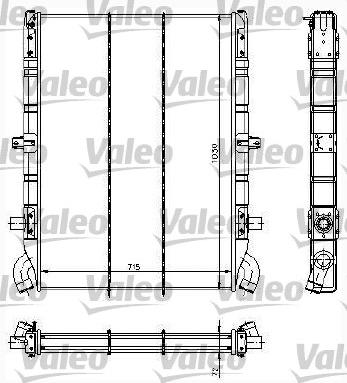 Valeo 734295 - Radiators, Motora dzesēšanas sistēma ps1.lv