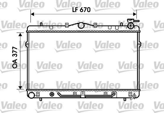 Valeo 734258 - Radiators, Motora dzesēšanas sistēma ps1.lv