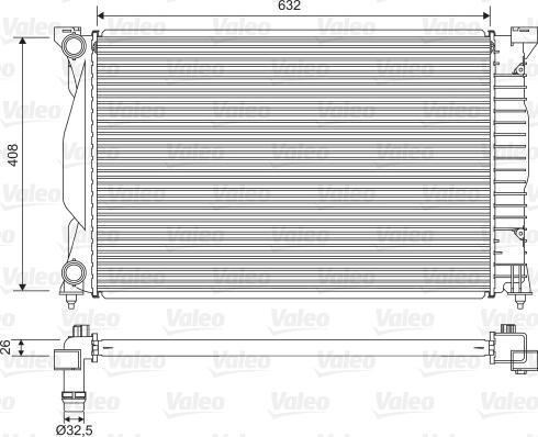 Valeo 734269 - Radiators, Motora dzesēšanas sistēma ps1.lv