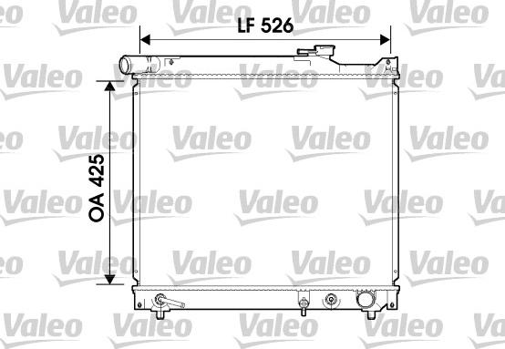 Valeo 734214 - Radiators, Motora dzesēšanas sistēma ps1.lv