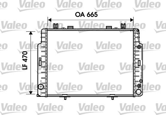 Valeo 734795 - Radiators, Motora dzesēšanas sistēma ps1.lv