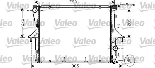 Valeo 734741 - Radiators, Motora dzesēšanas sistēma ps1.lv