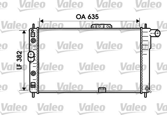 Valeo 734761 - Radiators, Motora dzesēšanas sistēma ps1.lv