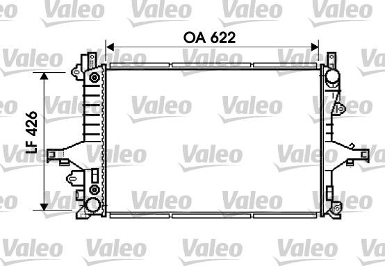 Valeo 734720 - Radiators, Motora dzesēšanas sistēma ps1.lv