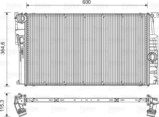 Valeo 735451 - Radiators, Motora dzesēšanas sistēma ps1.lv