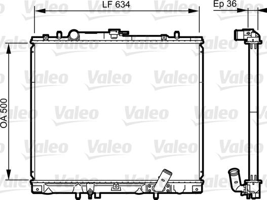 Valeo 735420 - Radiators, Motora dzesēšanas sistēma ps1.lv