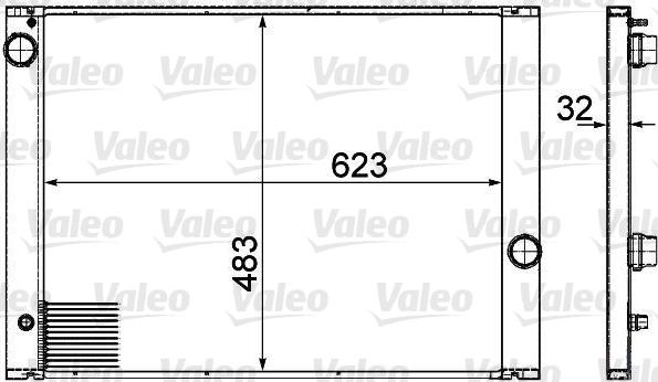 Valeo 735477 - Radiators, Motora dzesēšanas sistēma ps1.lv