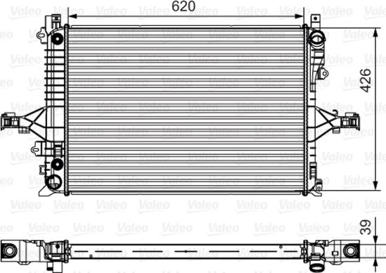 Valeo 735539 - Radiators, Motora dzesēšanas sistēma ps1.lv