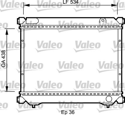 Valeo 735074 - Radiators, Motora dzesēšanas sistēma ps1.lv