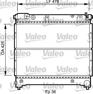 Valeo 735073 - Radiators, Motora dzesēšanas sistēma ps1.lv