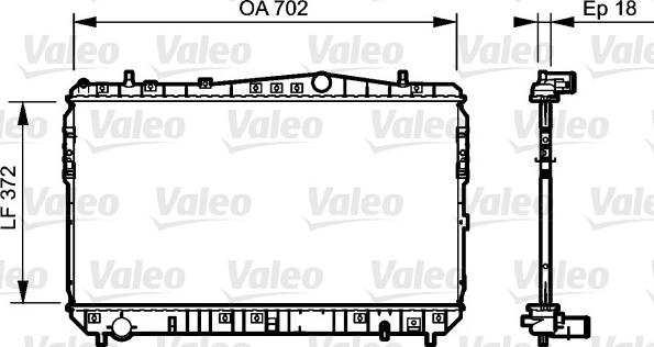 Valeo 735159 - Radiators, Motora dzesēšanas sistēma ps1.lv