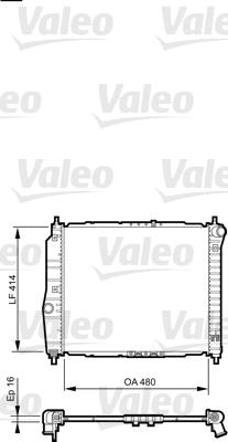 Valeo 735157 - Radiators, Motora dzesēšanas sistēma ps1.lv