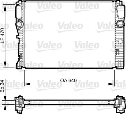 Valeo 735382 - Radiators, Motora dzesēšanas sistēma ps1.lv