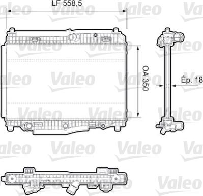 Valeo 735379 - Radiators, Motora dzesēšanas sistēma ps1.lv