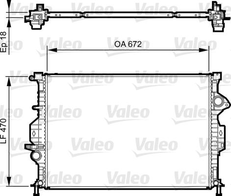 Valeo 735373 - Radiators, Motora dzesēšanas sistēma ps1.lv