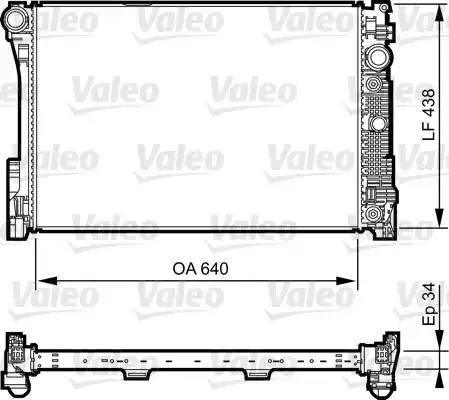 Valeo 735292 - Radiators, Motora dzesēšanas sistēma ps1.lv