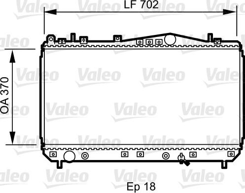 Valeo 735266 - Radiators, Motora dzesēšanas sistēma ps1.lv