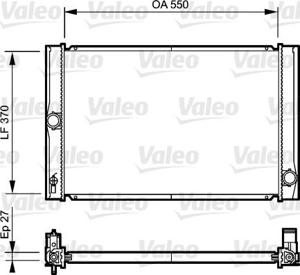 Valeo 735213 - Radiators, Motora dzesēšanas sistēma ps1.lv