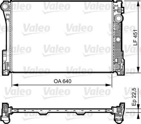 Valeo 735285 - Radiators, Motora dzesēšanas sistēma ps1.lv