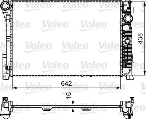 Valeo 735286 - Radiators, Motora dzesēšanas sistēma ps1.lv