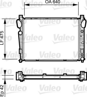 Valeo 735230 - Radiators, Motora dzesēšanas sistēma ps1.lv