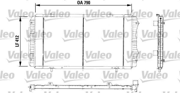 Valeo 730996 - Radiators, Motora dzesēšanas sistēma ps1.lv