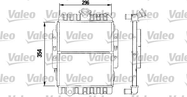 Valeo 730951 - Radiators, Motora dzesēšanas sistēma ps1.lv