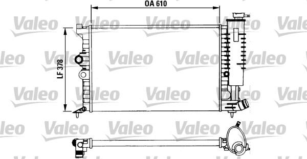 Valeo 730957 - Radiators, Motora dzesēšanas sistēma ps1.lv