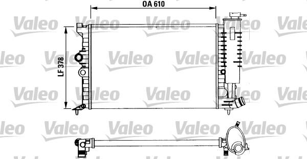 Valeo 730960 - Radiators, Motora dzesēšanas sistēma ps1.lv