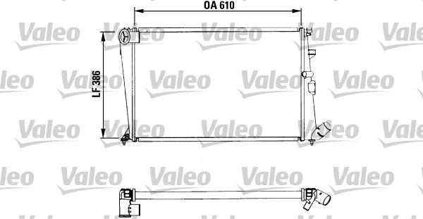 Valeo 730961 - Radiators, Motora dzesēšanas sistēma ps1.lv