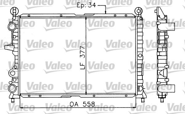 Valeo 730963 - Radiators, Motora dzesēšanas sistēma ps1.lv